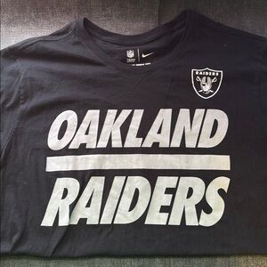 Nike Black NFL Oakland Raisers Team Tee - XL